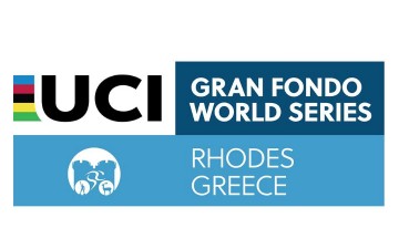 Το νέο λογότυπο του ποδηλατικού γύρου Ρόδου «UCI Rhodes GranFondo Tour»