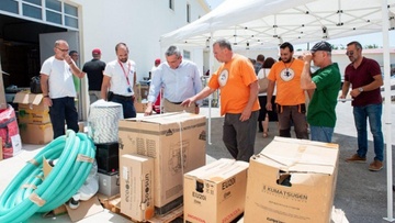 Σύγχρονο εξοπλισμό παρέδωσε στις εθελοντικές οργανώσεις πολιτικής προστασίας η περιφέρεια Νοτίου Αιγαίου