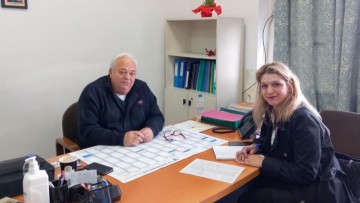 Συνάντηση Κατερίνας Βολονάκη με τον διοικητή του νοσοκομείου Κω