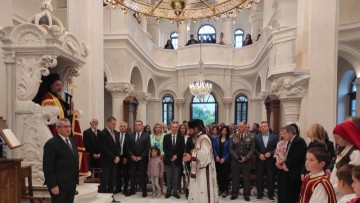 Πραγματοποιήθηκαν χθες τα εγκαίνια του Ιερού Ναού Αγίου Γεωργίου «Σαντραπέ» στο Καστελλόριζο