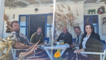 Επίσκεψη της Κατερίνας Εμμανουήλ στην Τήλο