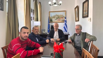 Συνάντηση Δημάρχου Λέρου με τον Φώτη Χατζηδιάκο