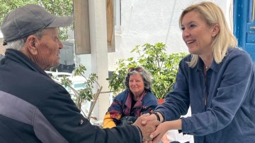 Θερμή υποδοχή της Ελευθερίας Φτακλάκη στην Αστυπάλαια