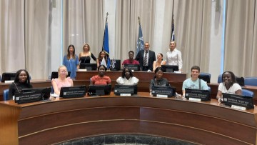 Ξενάγηση σπουδαστών Erasmus στον χώρο του Δημαρχείου