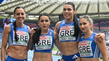Ολοκλήρωσε την παρουσία της η Ραφαέλα Σπανουδάκη με την ομάδα 4x100 στη Ρώμη
