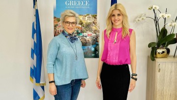 Συνάντηση της Μ.Τριανταφυλλοπούλου με την υφυπουργό Τουρισμού