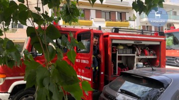 Φωτιά σε διαμέρισμα στην πόλη της Ρόδου - Μεγάλη κινητοποίηση της πυροσβεστικής