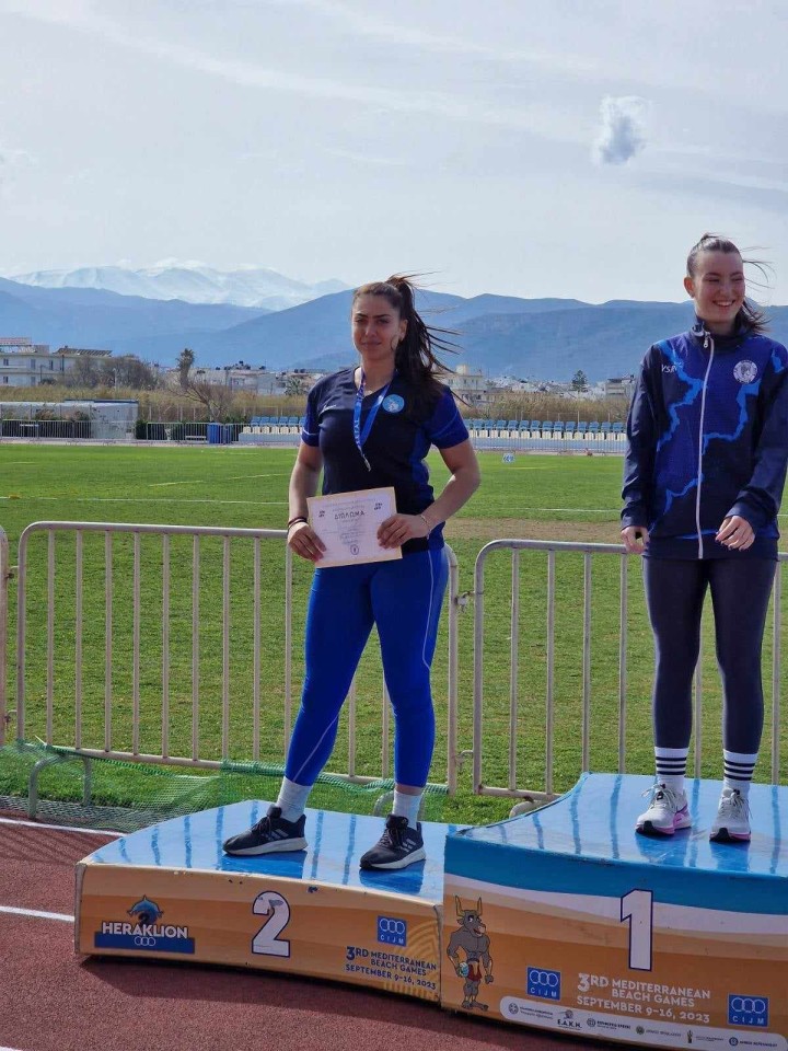 Ασημένιο μετάλλιο πήρε η Καλλιόπη Μεϊμάρη στο ακόντιο