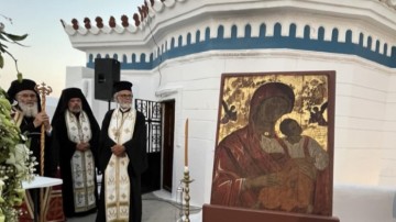 Εορτασμός της Κοιμήσεως της Θεοτόκου στην Αστυπάλαια