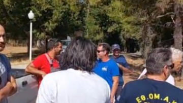 Βίντεο: Σε εξέλιξη η κινητοποίηση για να αποφευχθεί η εγκατάσταση ανεμογεννητριών στον Προφήτη Ηλία