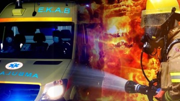 Τραυματίστηκαν  δύο πυροσβέστες στη φωτιά της Ρόδου. Μεταφέρονται στο νοσοκομείο