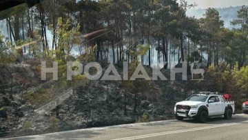 Nέα εστία φωτιάς λίγο μετά τις 7.30μ.μ. μετά την Κυμισάλα