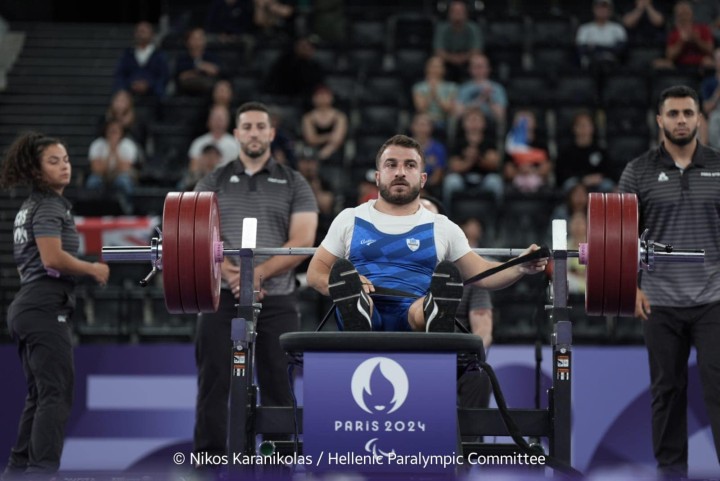 Την 6η θέση στην άρση βαρών σε πάγκο πήρε ο Πασχάλης Κουλούμογλου