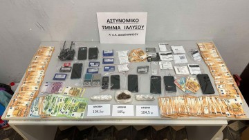 Τέλος στη δράση συμμορίας που διακινούσε ναρκωτικά στη Ρόδο έβαλε το Αστυνομικό Τμήμα Ιαλυσού