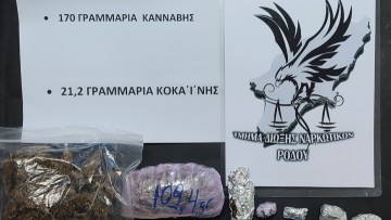 Συνελήφθη από την Υποδιεύθυνση Ασφαλείας Ρόδου αλλοδαπός για διακίνηση ναρκωτικών