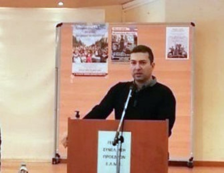 Ο  πρόεδρος της Α’ ΕΛΜΕ Δωδεκανήσου κος Αντώνης Κουφού