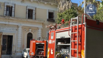Άμεσα αντιμετωπίστηκε μια ακόμα φωτιά στο παλιό νοσοκομείο της Ρόδου