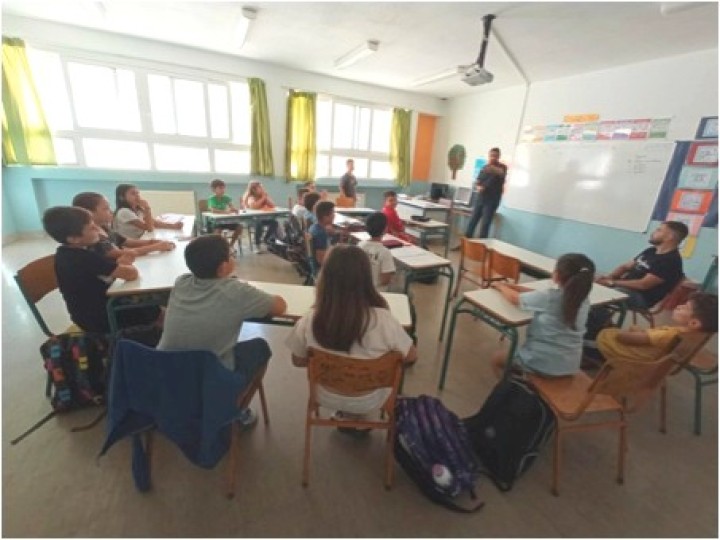 Φωτογραφία από την Δ’ τάξη του 1ου Δημοτικού Σχολείου Κρεμαστής