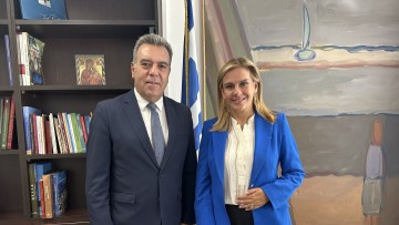 Η αναβάθμιση του Ενυδρείου απασχόλησε στη συνάντηση του Μ. Κόνσολα με την Υφυπουργό Ανάπτυξης