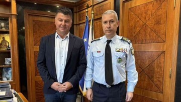 Με τον αρχηγό της Ελληνικής Αστυνομίας συναντήθηκε ο Δήμαρχος Πάτμου