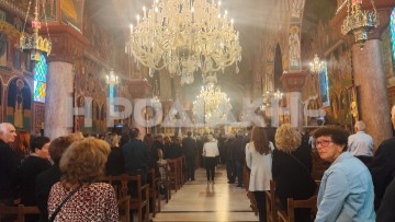Ασφυκτικά γεμάτος ο Ι.Ν. του Ευαγγελισμού στο ετήσιο μνημόσυνο για τον Φώτη Χατζηδιάκο