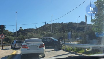 Τροχαίο ατύχημα με έναν τραυματία στη Ρόδου - Λίνδου
