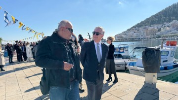 Ο Βασίλης Υψηλάντης στην Κάλυμνο για τα Θεοφάνια