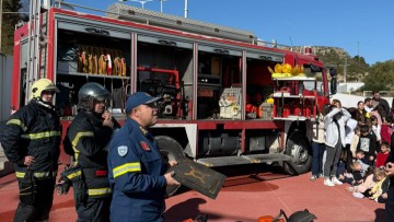 Άσκηση σεισμικού κινδύνου πραγματοποίησαν τα Εκπαιδευτήρια "Πυθαγόρας" (Κολλέγιο Ρόδου)