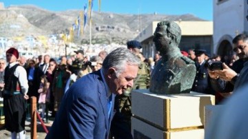 Ο Β. Υψηλάντης εκπρόσωπος της Βουλής των Ελλήνων στην Κάλυμνο για την επέτειο για τα Ίμια