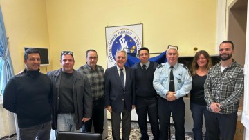 Συναντήσεις του Β. Υψηλάντη με την τοπική ηγεσία αστυνομίας και πυροσβεστικής