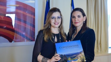 Συναντήσεις της Όλγας Κεφαλογιάννη με τις Πρέσβειρες Αλγερίας - Ρουμανίας