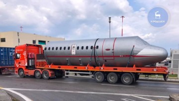 Εκπαίδευση πυροσβεστών στο αεροδρόμιο Ρόδου με φορητό εξομοιωτή αεροπλάνου