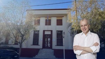 Την ικανοποίησή του για την επισκευή του κτηρίου της Χημικής Υπηρεσίας Αιγαίου εκφράζει ο Α. Καμπουράκης