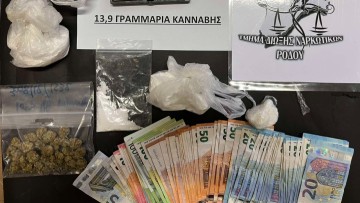 Ρόδος: Συνελήφθησαν δύο 17χρονοι που είχαν στην κατοχή τους ναρκωτικά και χασίς