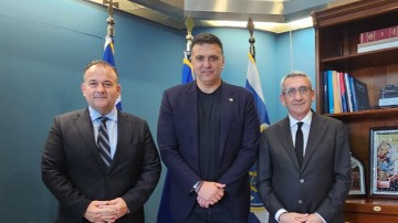 Γιάννης Παππάς: Συνάντηση εργασίας του με τον Υπουργό Ναυτιλίας & Νησιώτικης Πολιτικής κ. Βασίλη Κικίλια