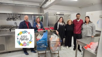 Το Γυμνάσιο Παραδεισίου ανταποκρίθηκε στο κάλεσμα αλληλεγγύης της Δομής Συσσιτίου του ΔΟΠ Ρόδου