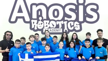 Ένα χρυσό μετάλλιο και ένα χάλκινο για την Anosis Robotics Academy στην 4η Ολυμπιάδα Αθλητικής Ρομποτικής