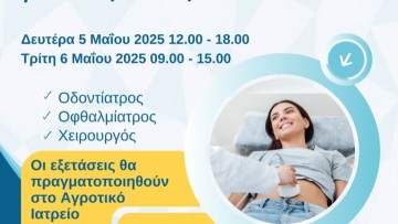 Νίσυρος: Ιατρικές εξετάσεις σήμερα και αύριο από το Κινητό Υγειονομικό Κλιμάκιο των Ενόπλων Δυνάμεων