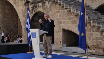 Γ. Χατζημάρκος: «Σήμερα, η Ελλάδα γιορτάζει την Ημέρα της Ευρώπης από τη Ρόδο και τα Δωδεκάνησα»