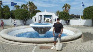 Στη Ρόδο ο Ιταλός δημοσιογράφος Nicola Campanelli από τη Νάπολη