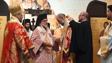 Ἡ χειροτονία τοῦ Ροδίου Θεοφιλεστάτου Ἐπισκόπου Τυάνων κ. Φανουρίου