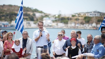 Οι Λειψοί πρώτος σταθμός της περιοδείας του Κ. Μητσοτάκη στα Δωδεκάνησα