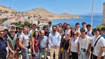 Επίσκεψη Ιταλών μαθητών Erasmus στη Χάλκη