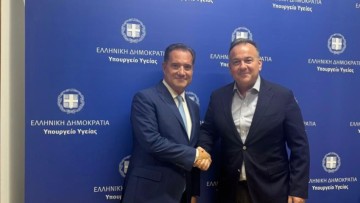 Συνάντηση Γιάννη Παππά με τον Υπουργό Υγείας Άδωνι Γεωργιάδη