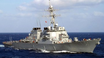 Το αμερικάνικο πολεμικό Arleigh Burke καταπλέει τη Δευτέρα στη Ρόδο