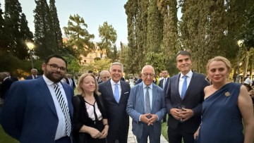 Ο Βασίλης Α. Υψηλάντης στο Προεδρικό Μέγαρο για την 51η Επέτειο Αποκατάστασης της Δημοκρατίας