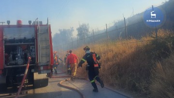 Υπό έλεγχο τέθηκε η φωτιά που ξέσπασε στα Αμπέλια της Καίρ, στις παρυφές της πόλεως Ρόδου