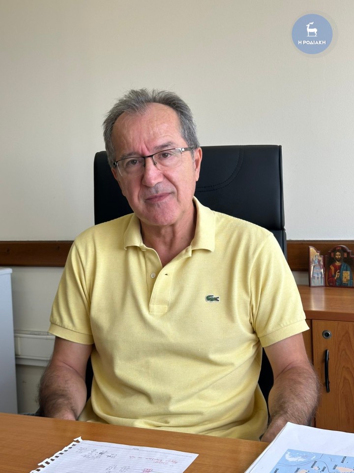 Ο αναπληρωτή περιφερειακός διευθυντής Εκπαίδευσης Νοτίου Αιγαίου κ. Μπάμπης Ψαράς