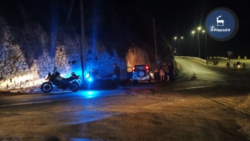 Δύο ακόμα τροχαία ατυχήματα από χθες το βράδυ στην πόλη της Ρόδου!