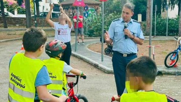 Οι αστυνομικοί της Ρόδου εκπαιδεύουν τους αυριανούς οδηγούς